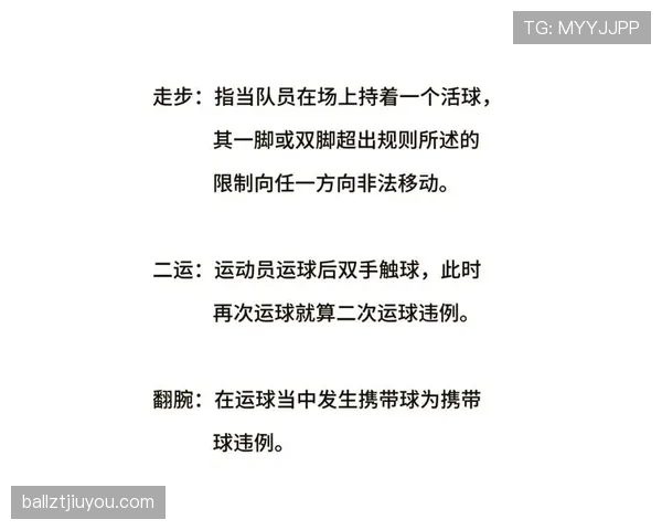 一分钟掌握持球规则要点，新手快速入门的关键